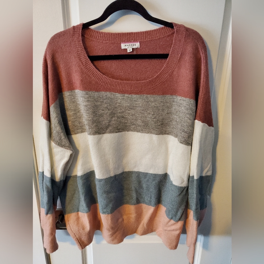 Colour block sweater